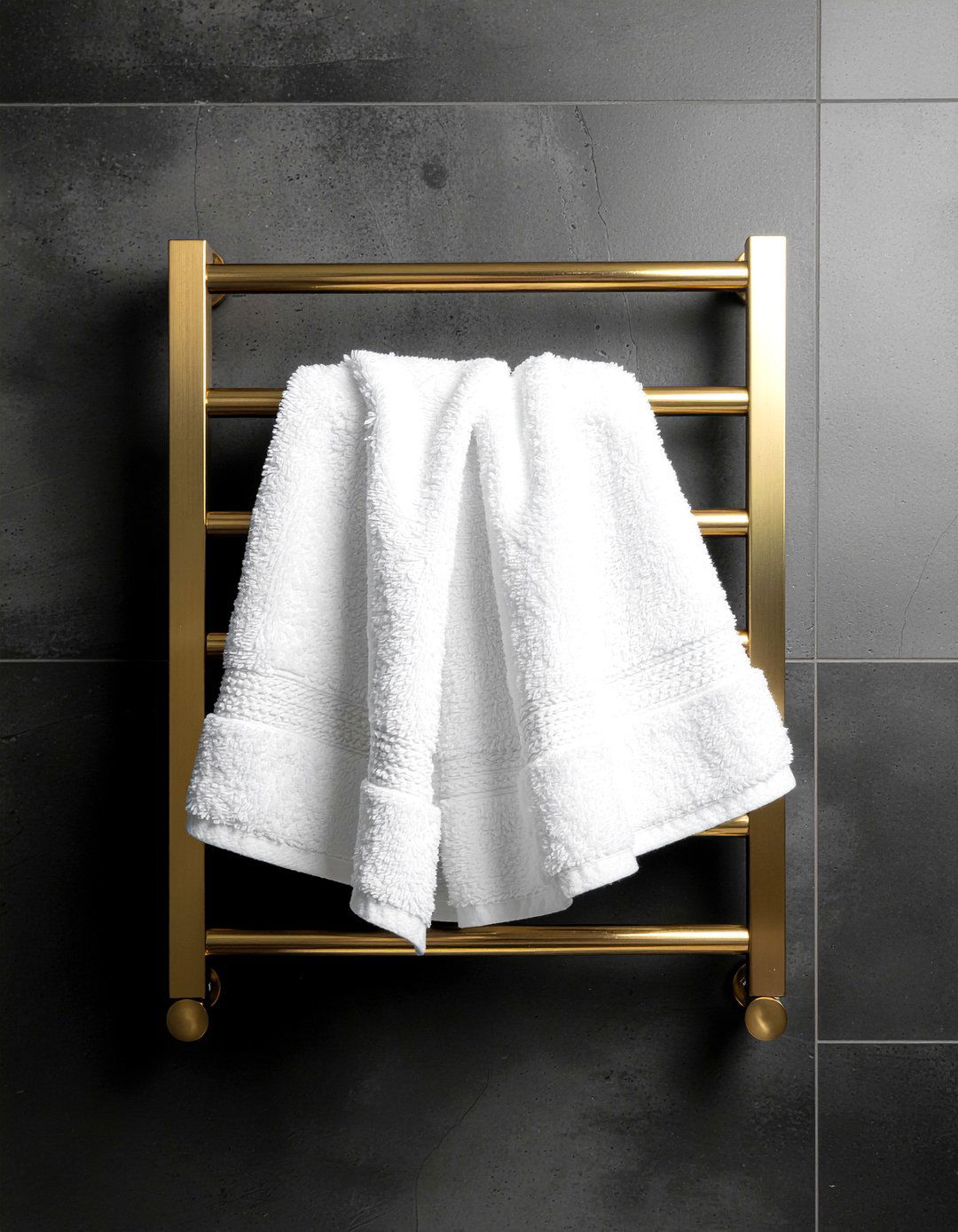 Wall mounted towel warmer - 30 bathroom must-haves