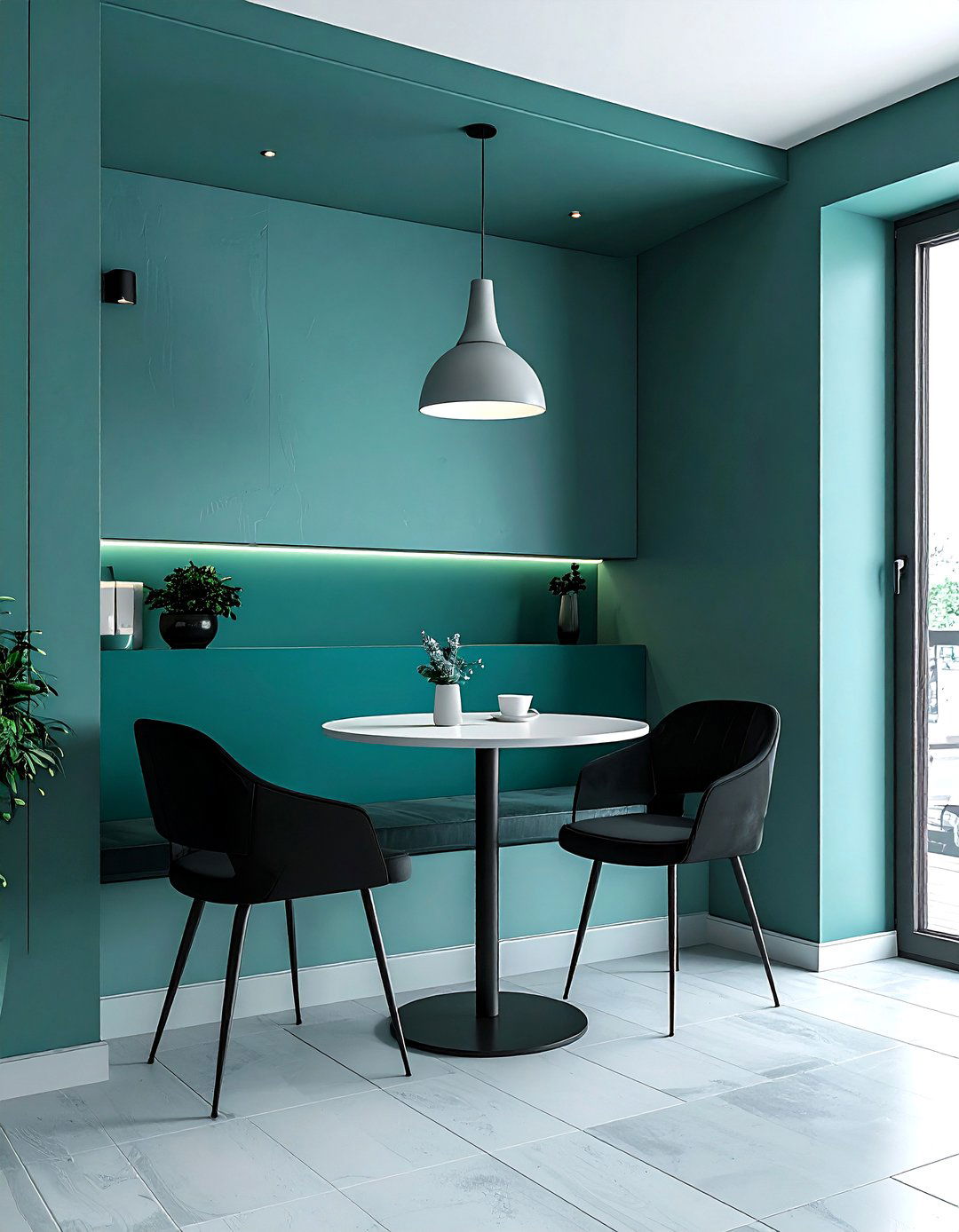 Wall niche dining - 30 alcove dining ideas