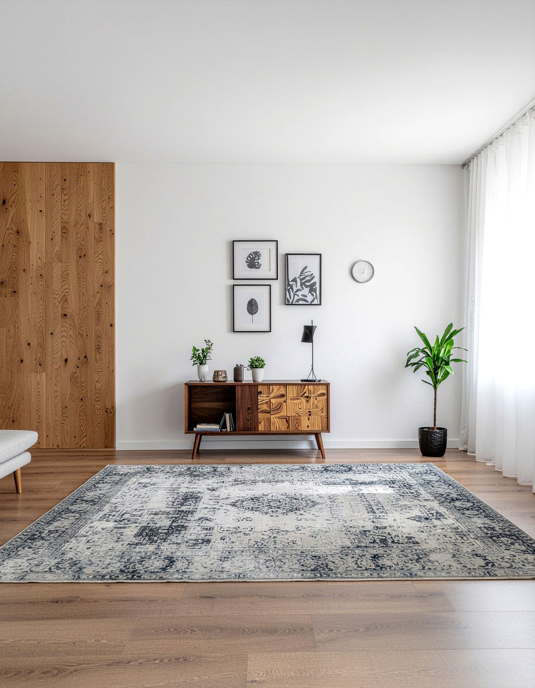 Wall paneling for living room - 30 new build living room ideas