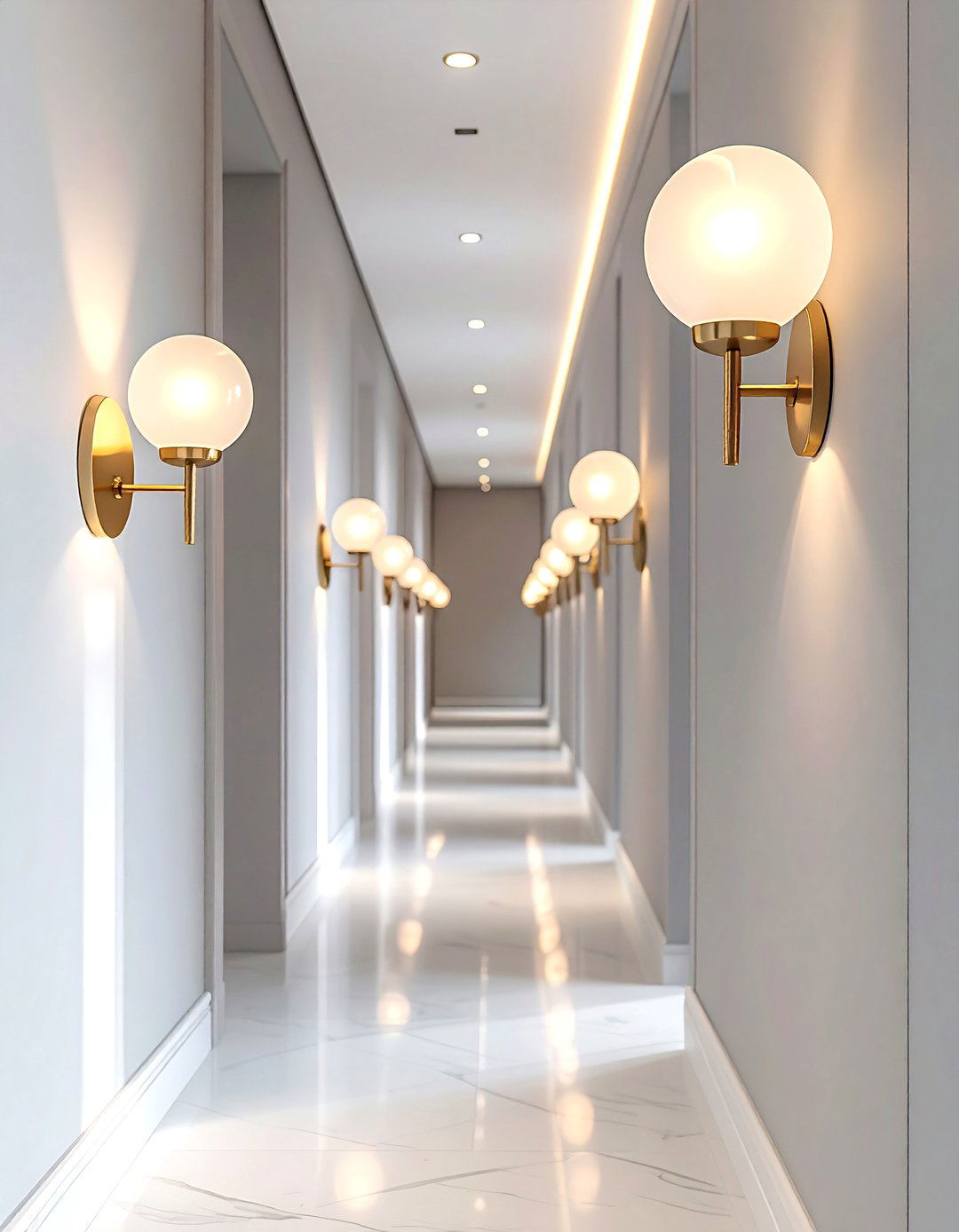 Wall sconce lighting - 30 hallway decor ideas