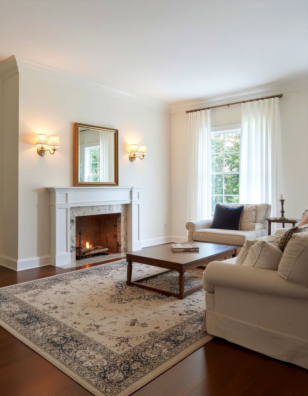 Wall sconces - 30 living room classic furniture ideas