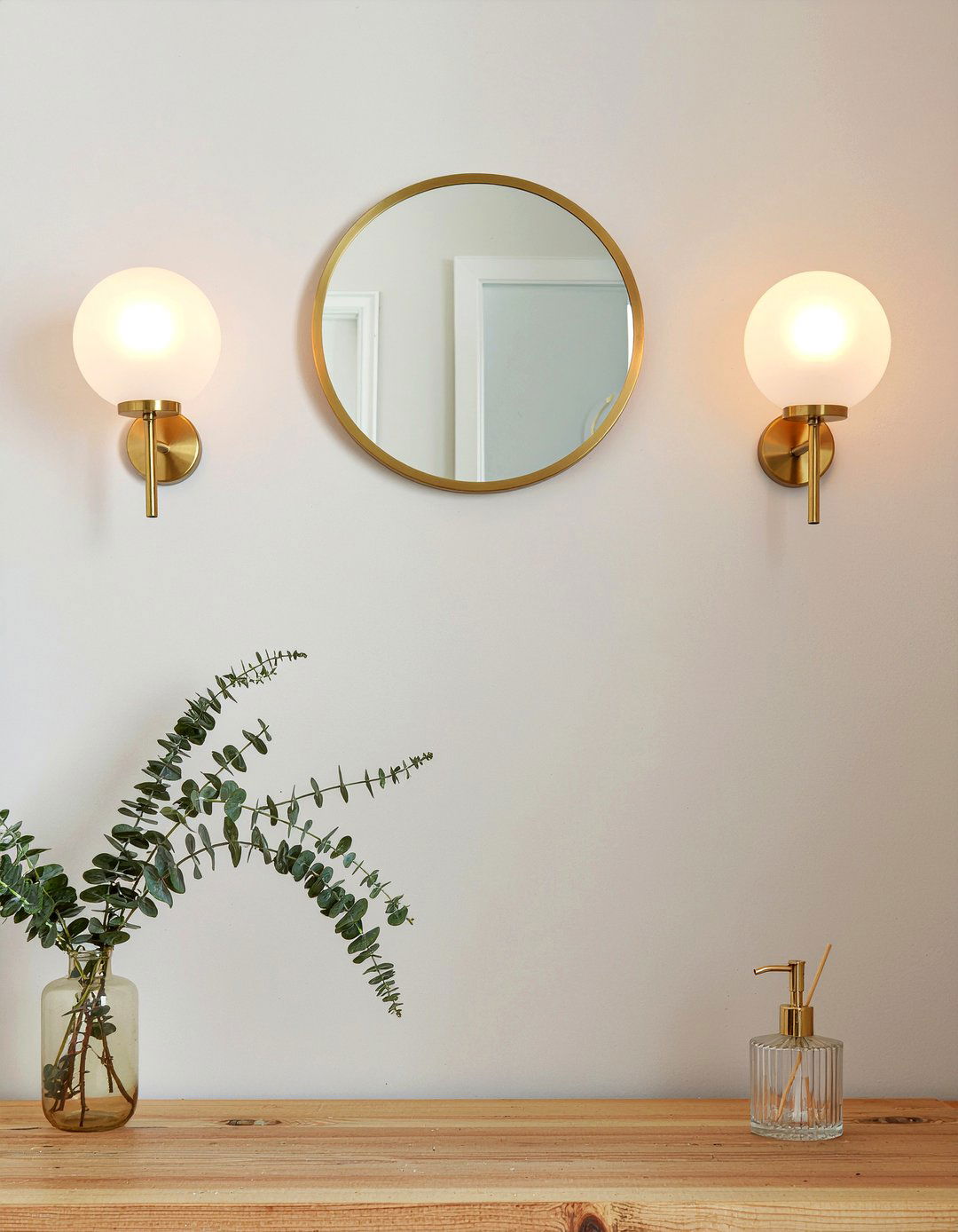 Wall sconces over mirror - 30 bathroom layering ideas