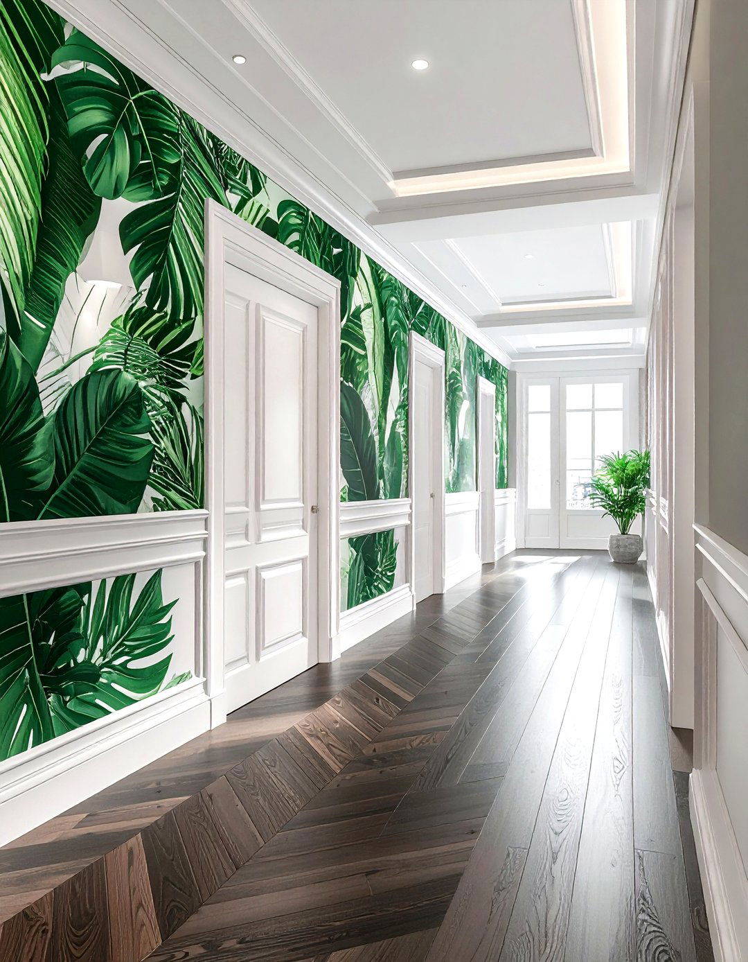 Wallpaper - 30 long hallway ideas
