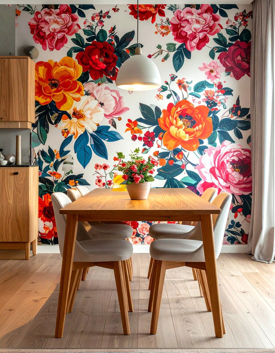 Wallpaper Accent Dining Room - 30 ultimate dining room ideas