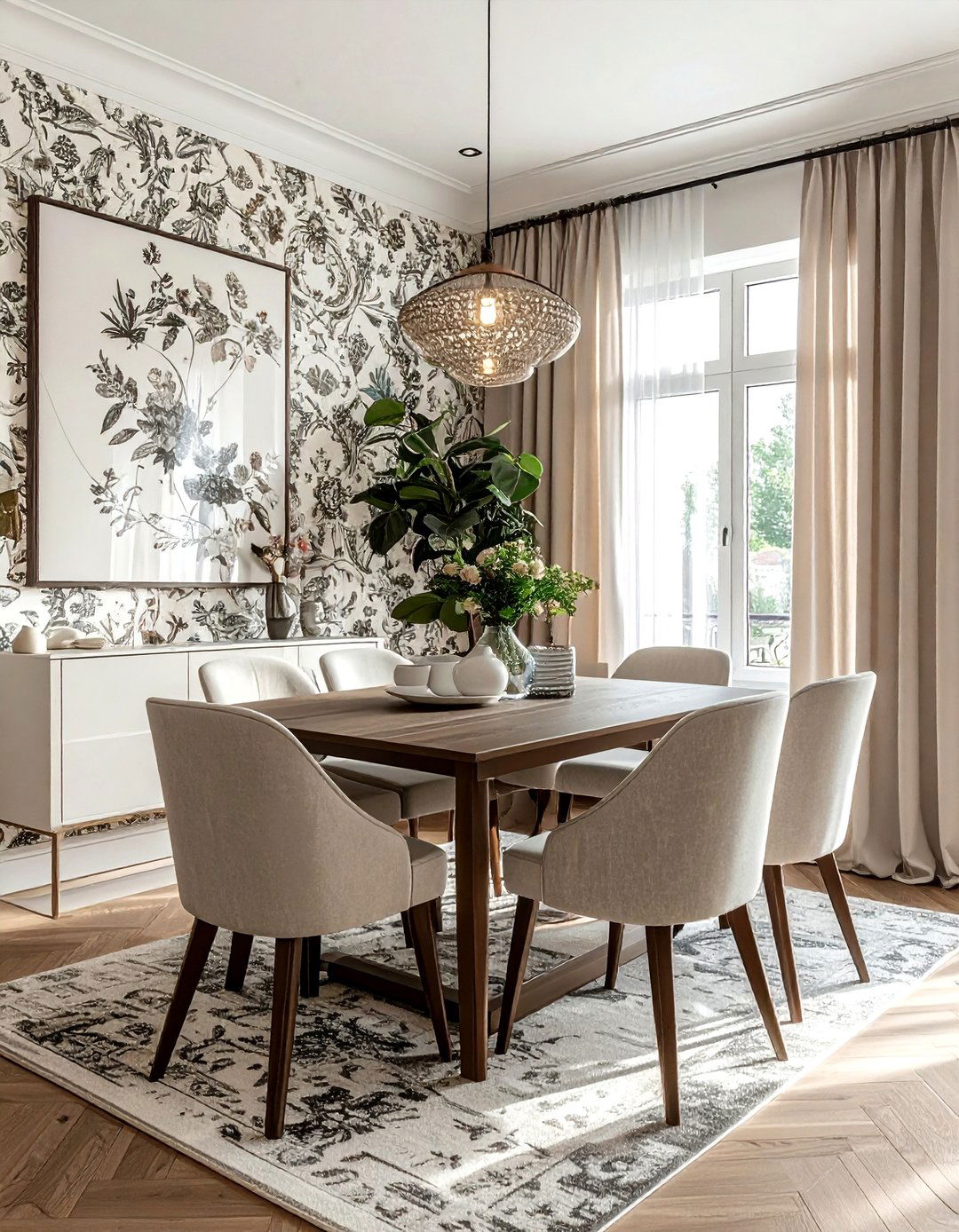 Wallpaper Dining Room - 30 breathtaking dining room ideas