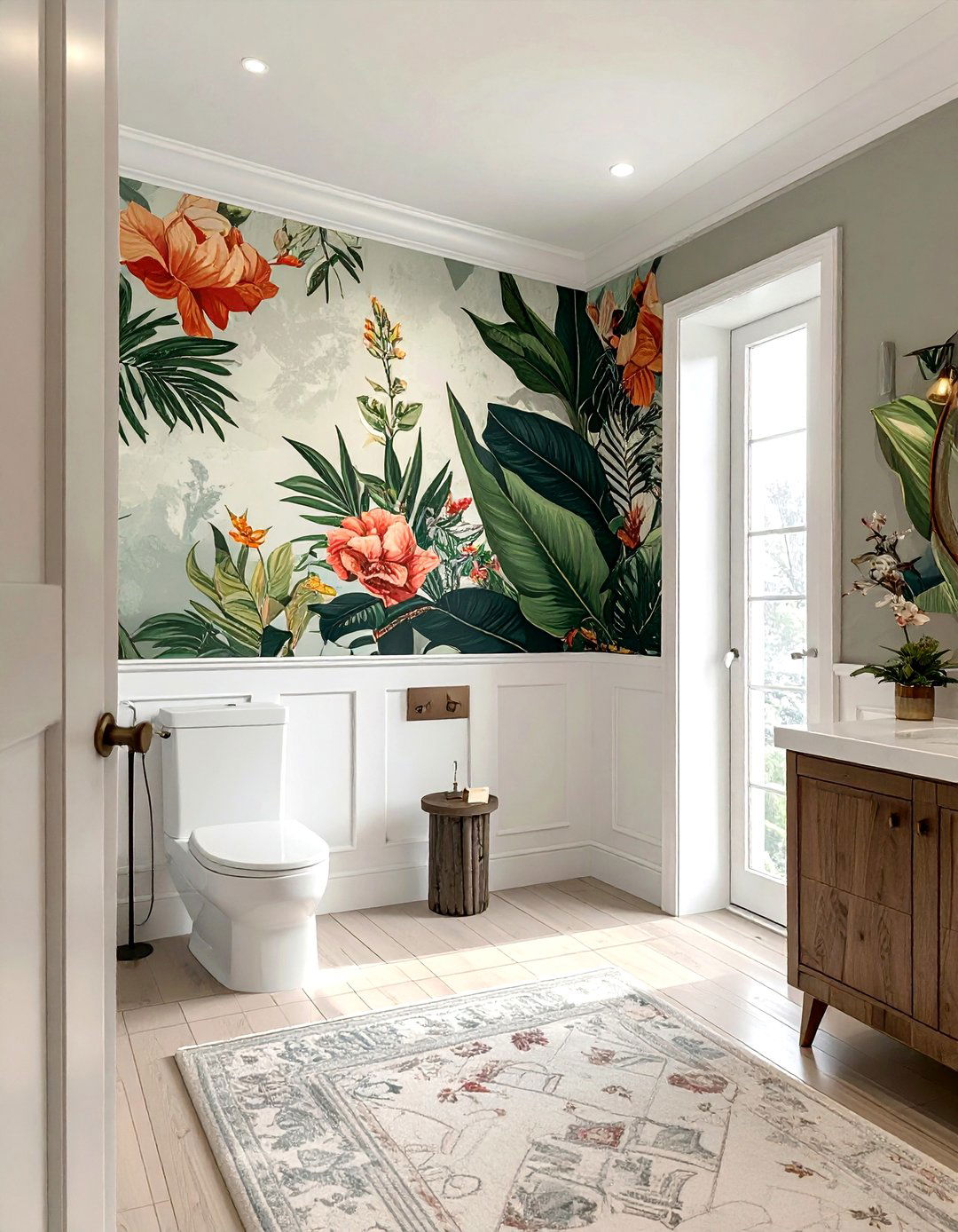 Wallpaper In Bathroom - 30 trending bathroom ideas