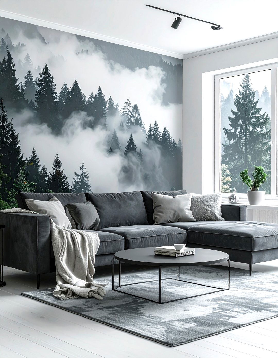 Wallpaper Mural - 30 living room wall ideas