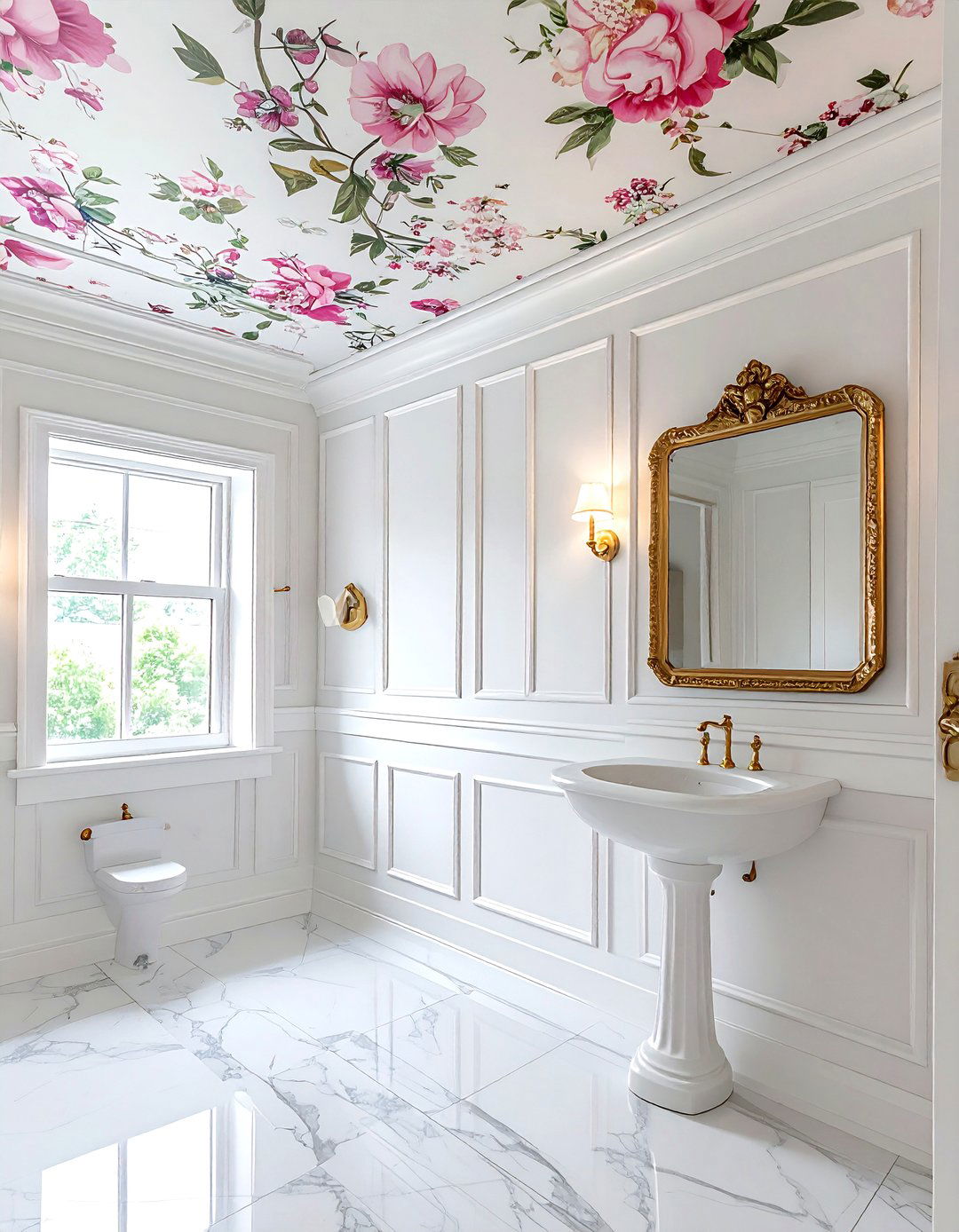 Wallpaper bathroom ceiling - 30 bathroom ceiling design ideas