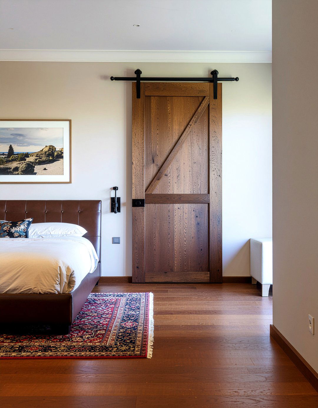 Walnut Barn Door - 30 bedroom barn doors