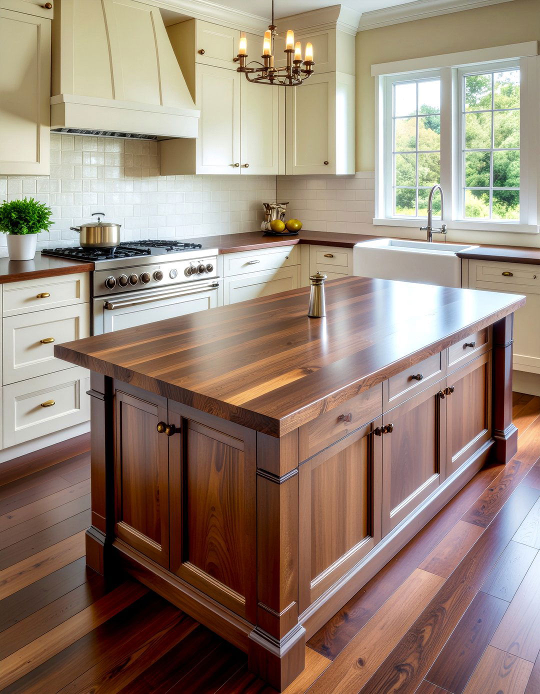 Walnut Butcher Block Kitchen Island - 30 butcher block kitchen island ideas