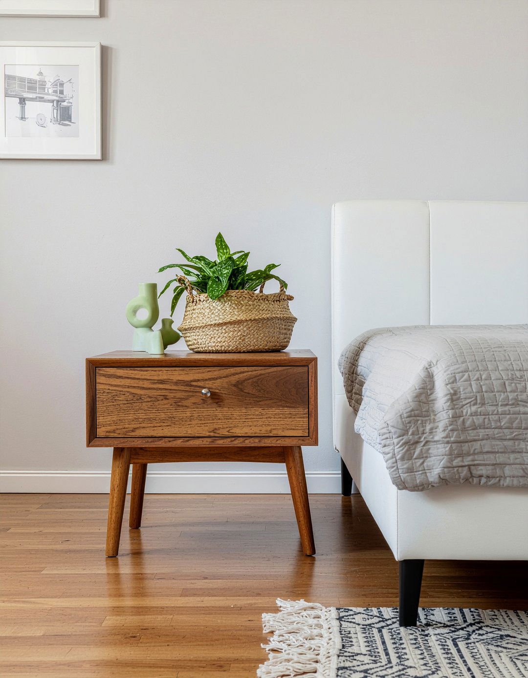 Walnut Nightstand With Drawer - 30 bedroom walnut furniture ideas