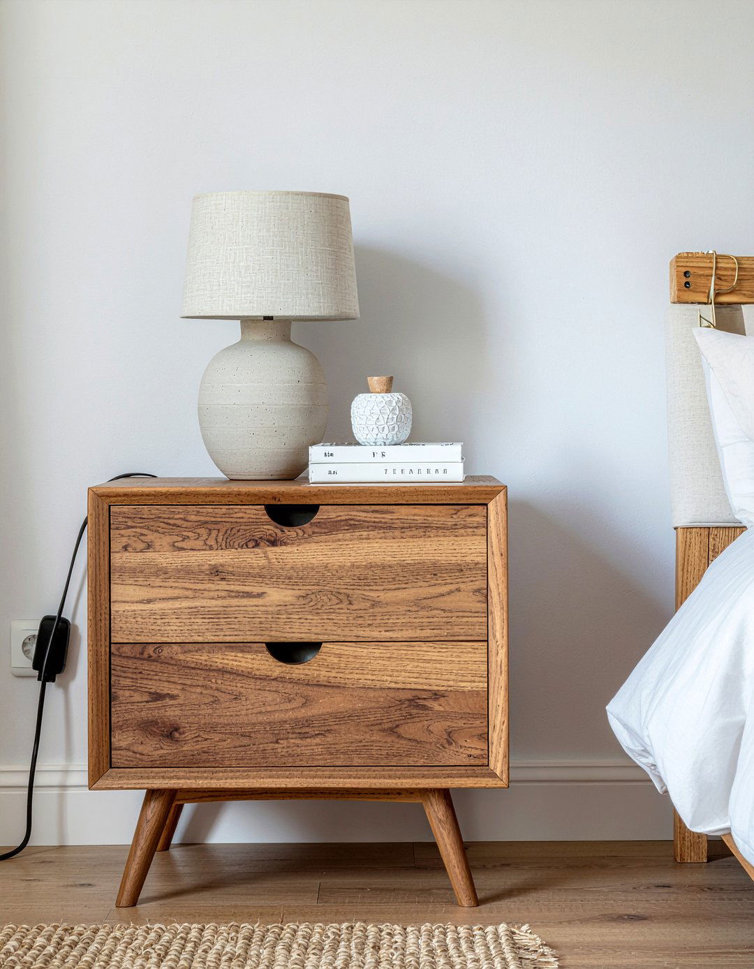 Walnut Nightstand With Drawers - 30 bedroom walnut furniture ideas