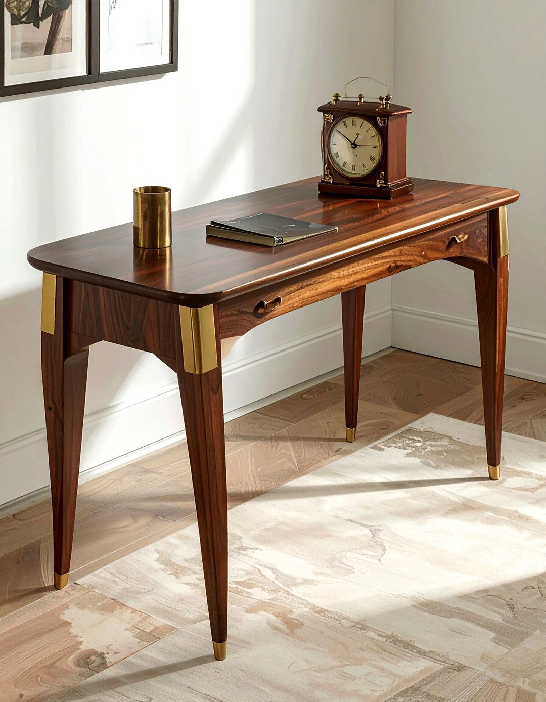 Walnut Wood C Table - 30 living room C-table ideas