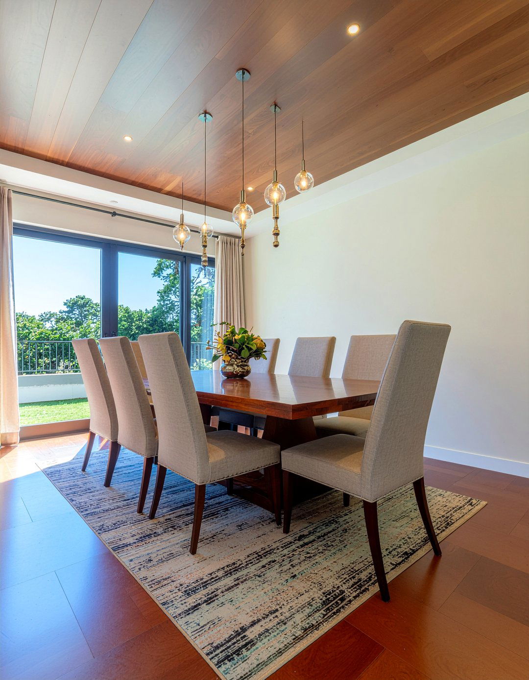 Walnut Wood Ceiling Dining Room - 30 dining room wood ceiling ideas