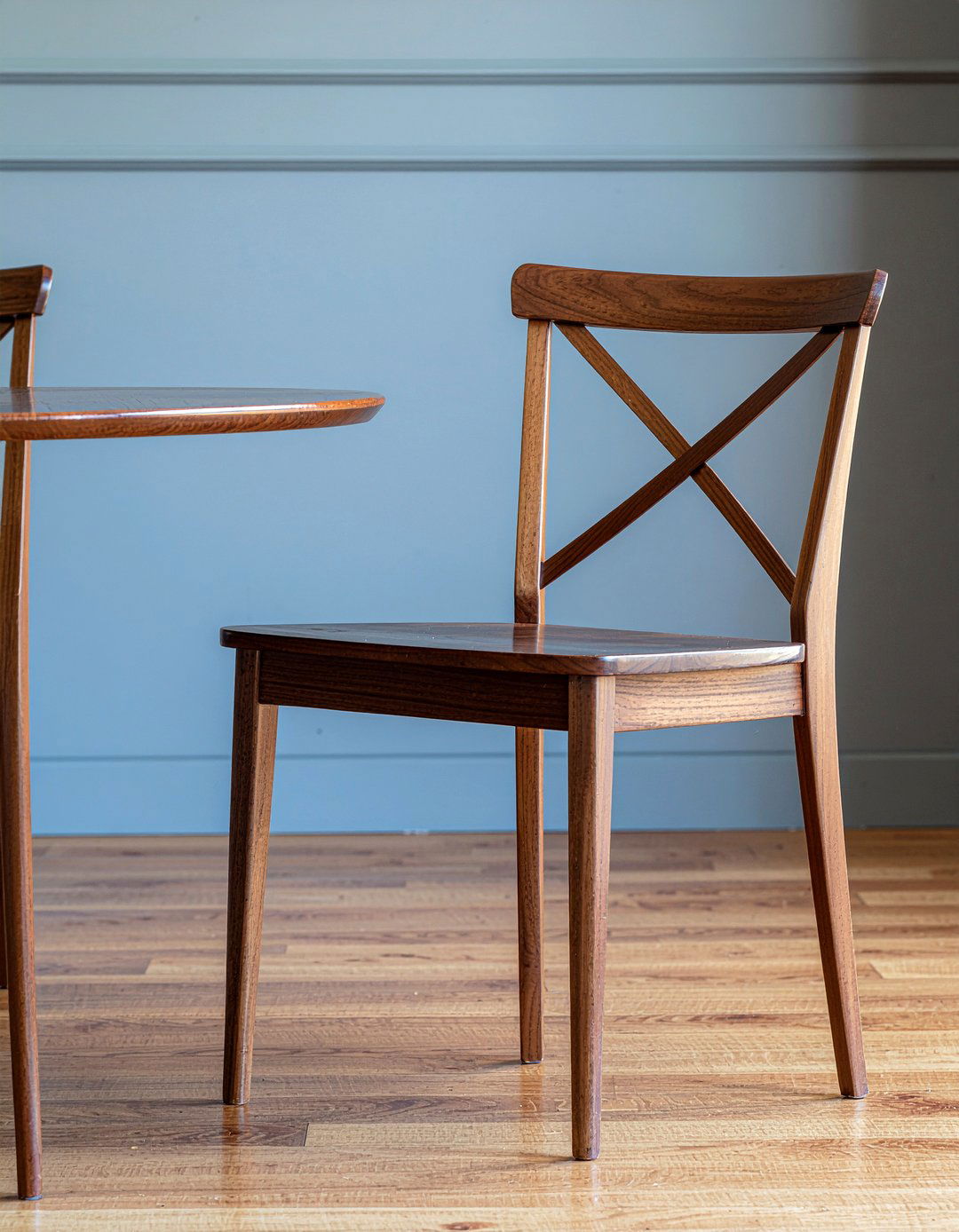 Walnut Wood Dining Chair - 30 cross back dining chair ideas