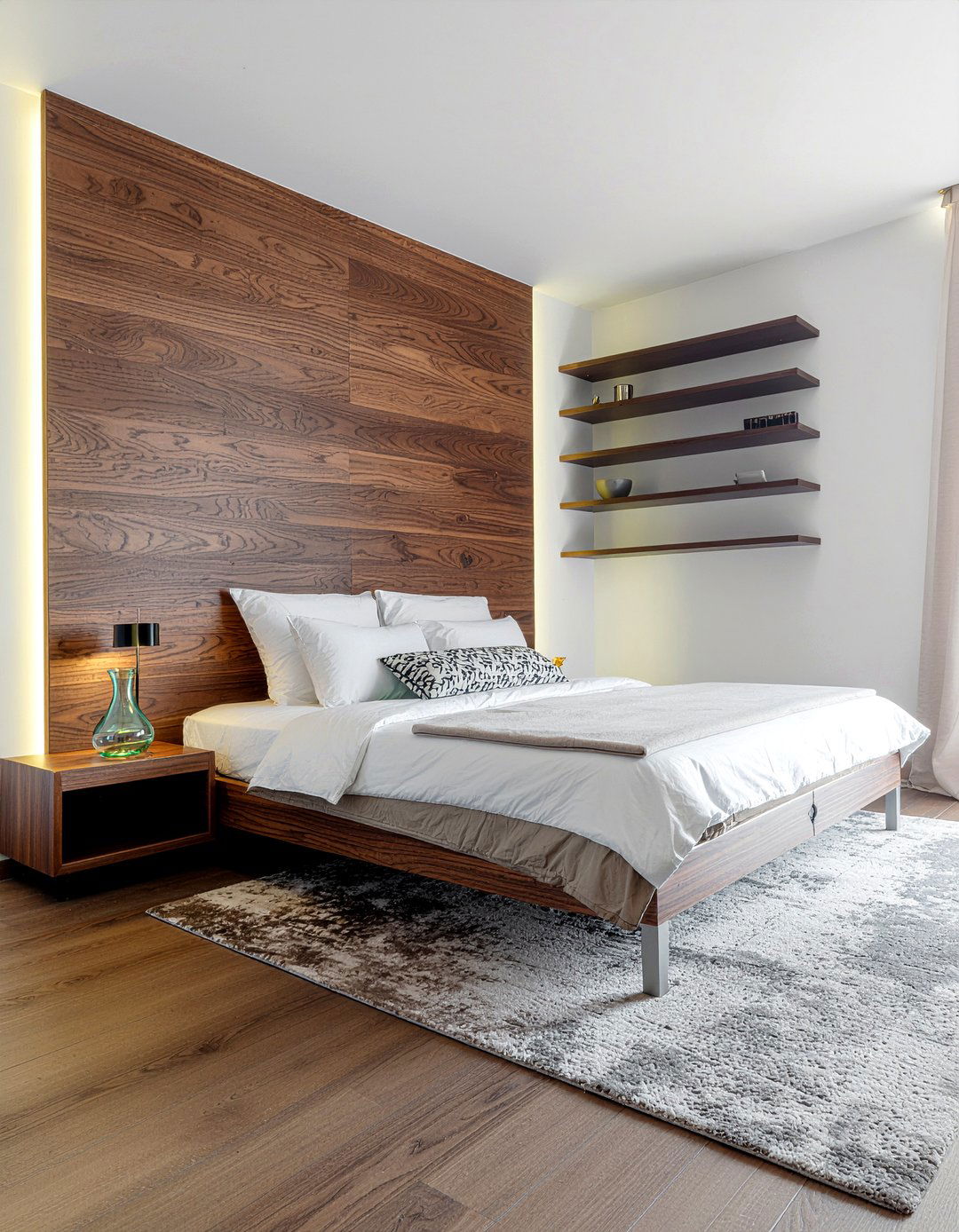 30 Smart Bedroom Bookcase Headboards for Extra Storage
