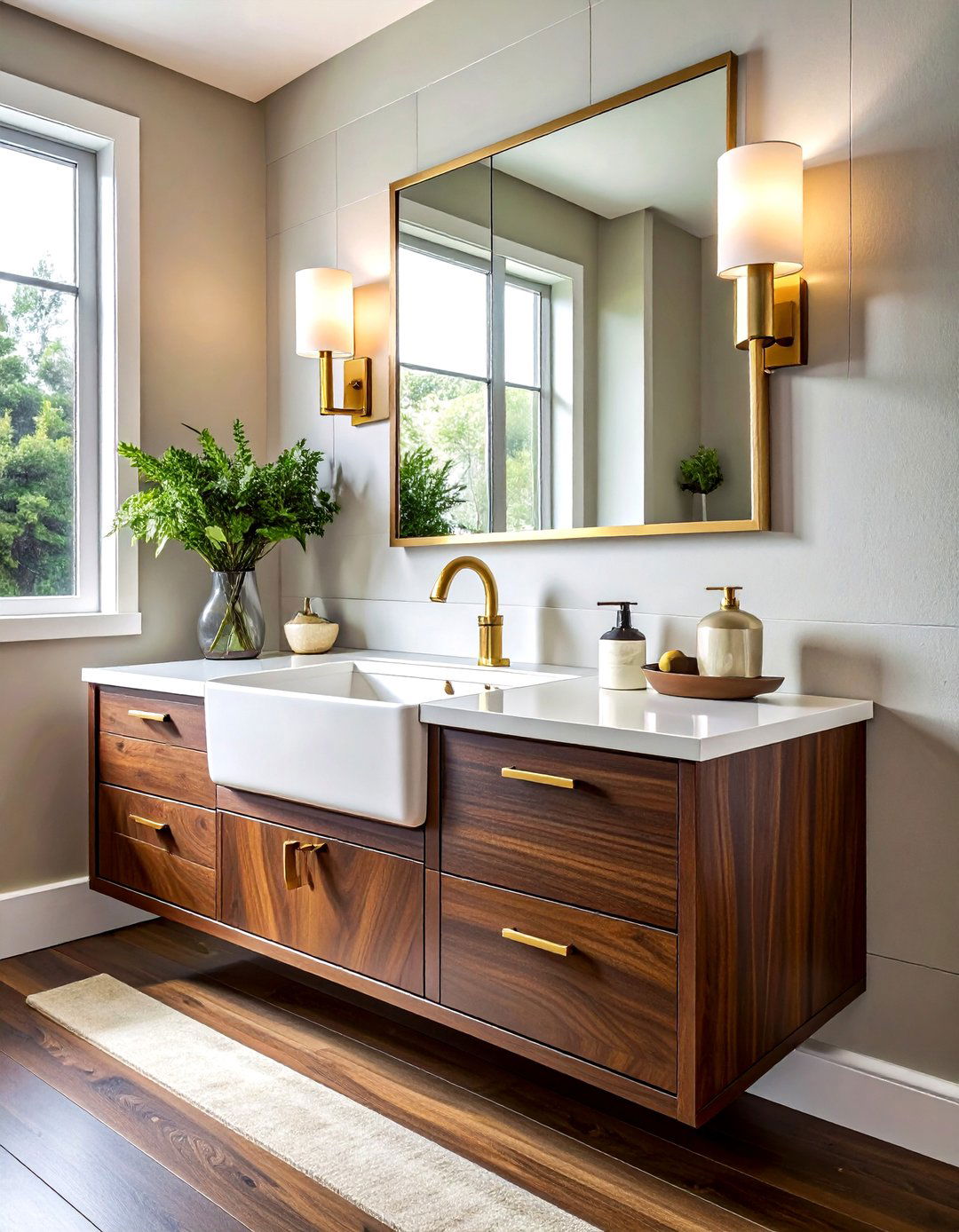 Walnut medicine cabinet - 30 surface mount medicine cabinet ideas