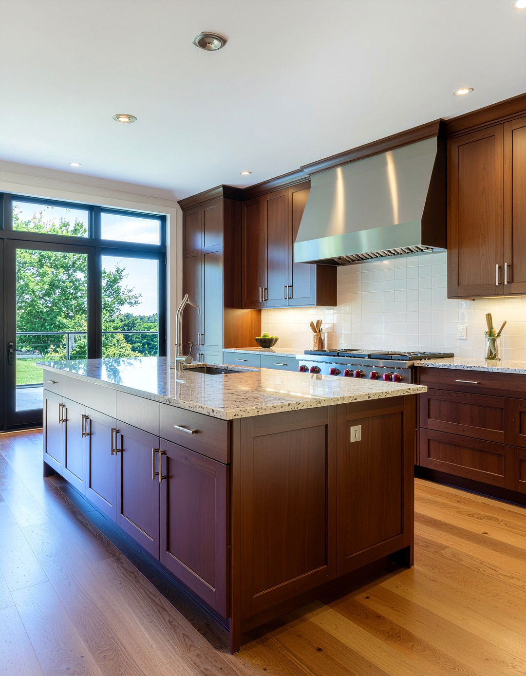 Walnut raised panel cabinets - 30 raised panel kitchen cabinet ideas