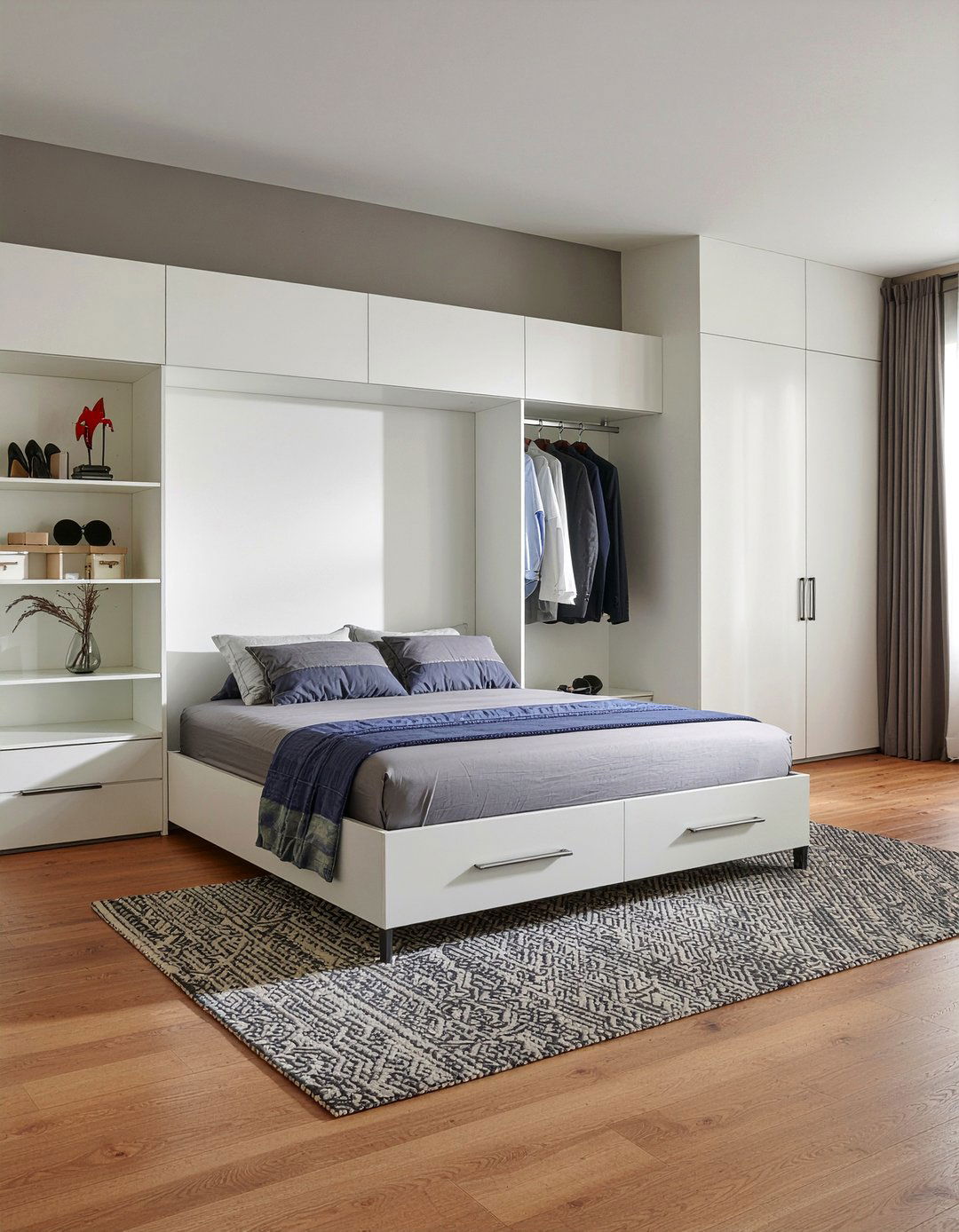 Wardrobe Wall Bed - 30 bedroom wall bed ideas