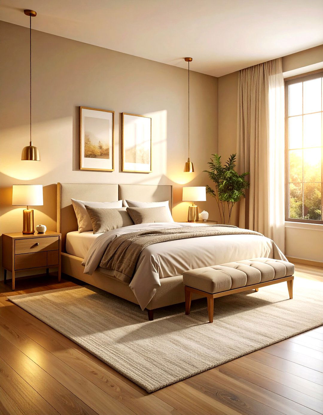 Warm Beige Minimalist Bedroom - 30 minimalist beige bedroom ideas