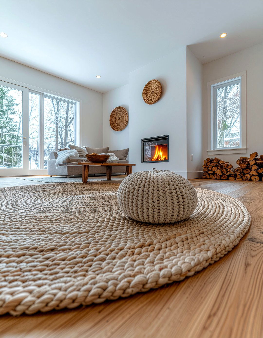 Warm Cork Flooring Living Room - 30 living room cork flooring ideas