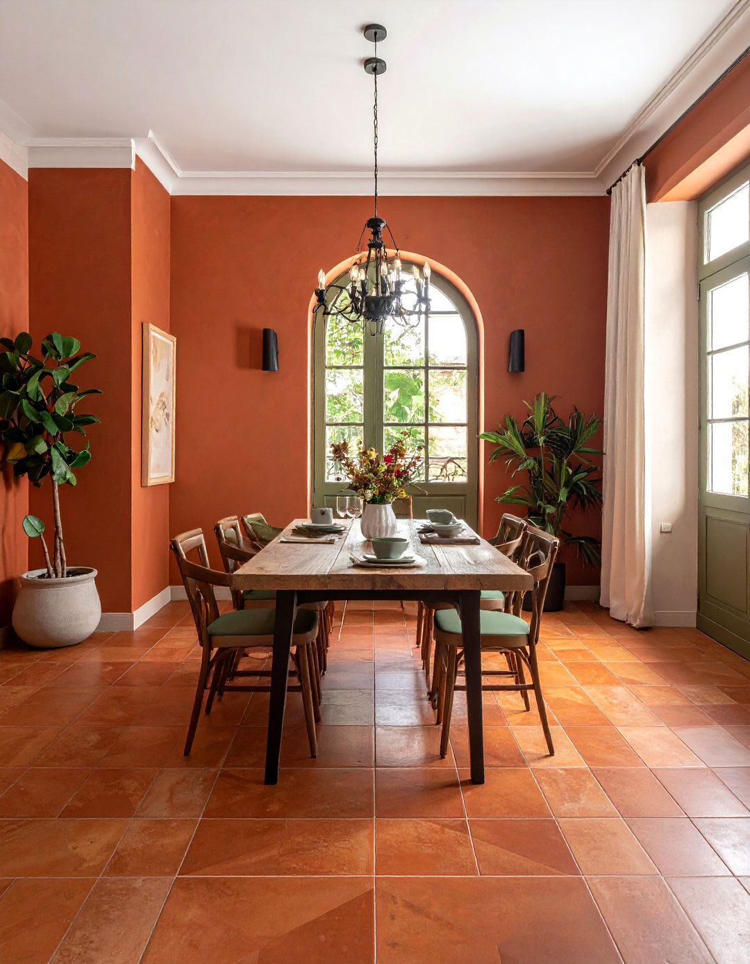 Warm Earth Tone Palette - 30 Tuscan dining room ideas