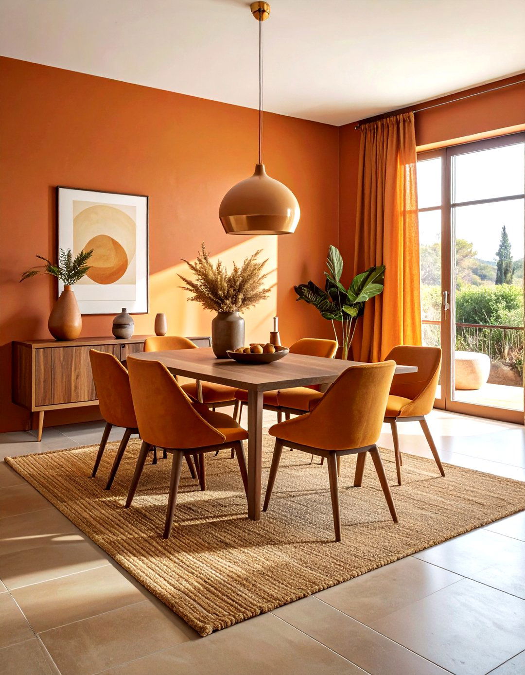Warm Earth Tone - 30 Moroccan dining room ideas