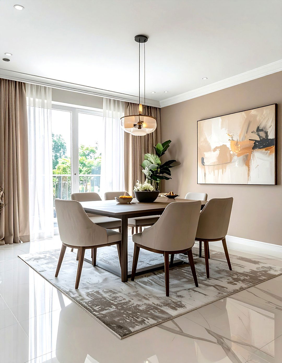 Warm Greige Paint Color - 30 warm neutral dining room ideas