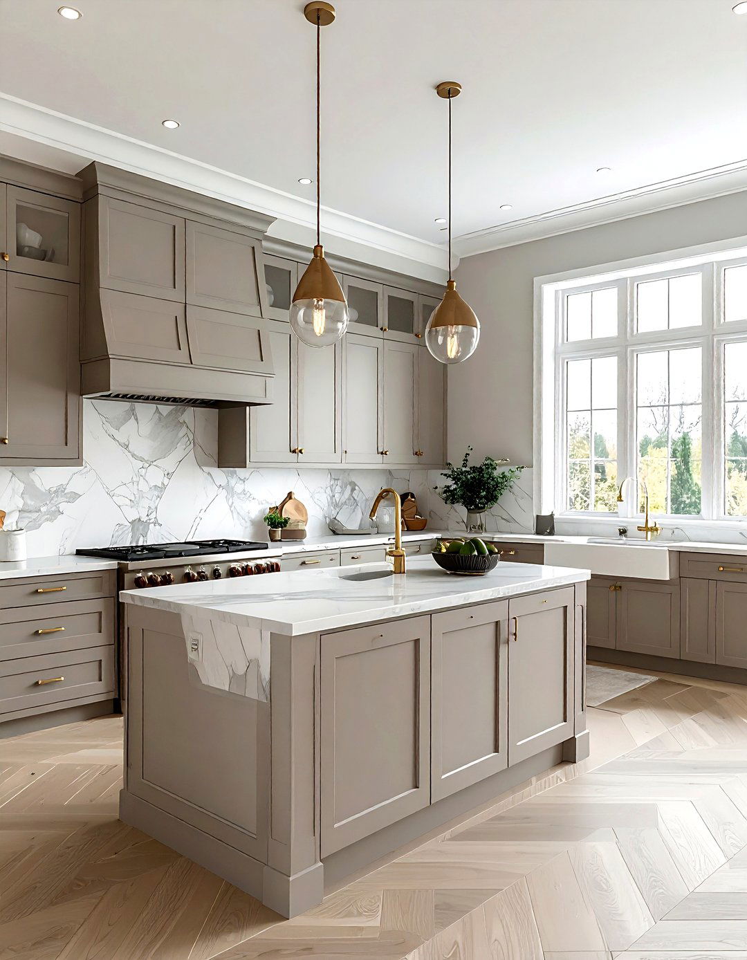 Warm Grey Kitchen - 30 kitchen soft settings