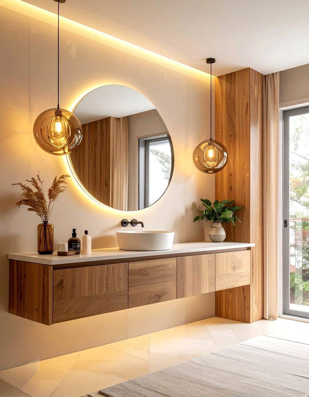 Warm Led Lighting - 30 bathroom warmth ideas