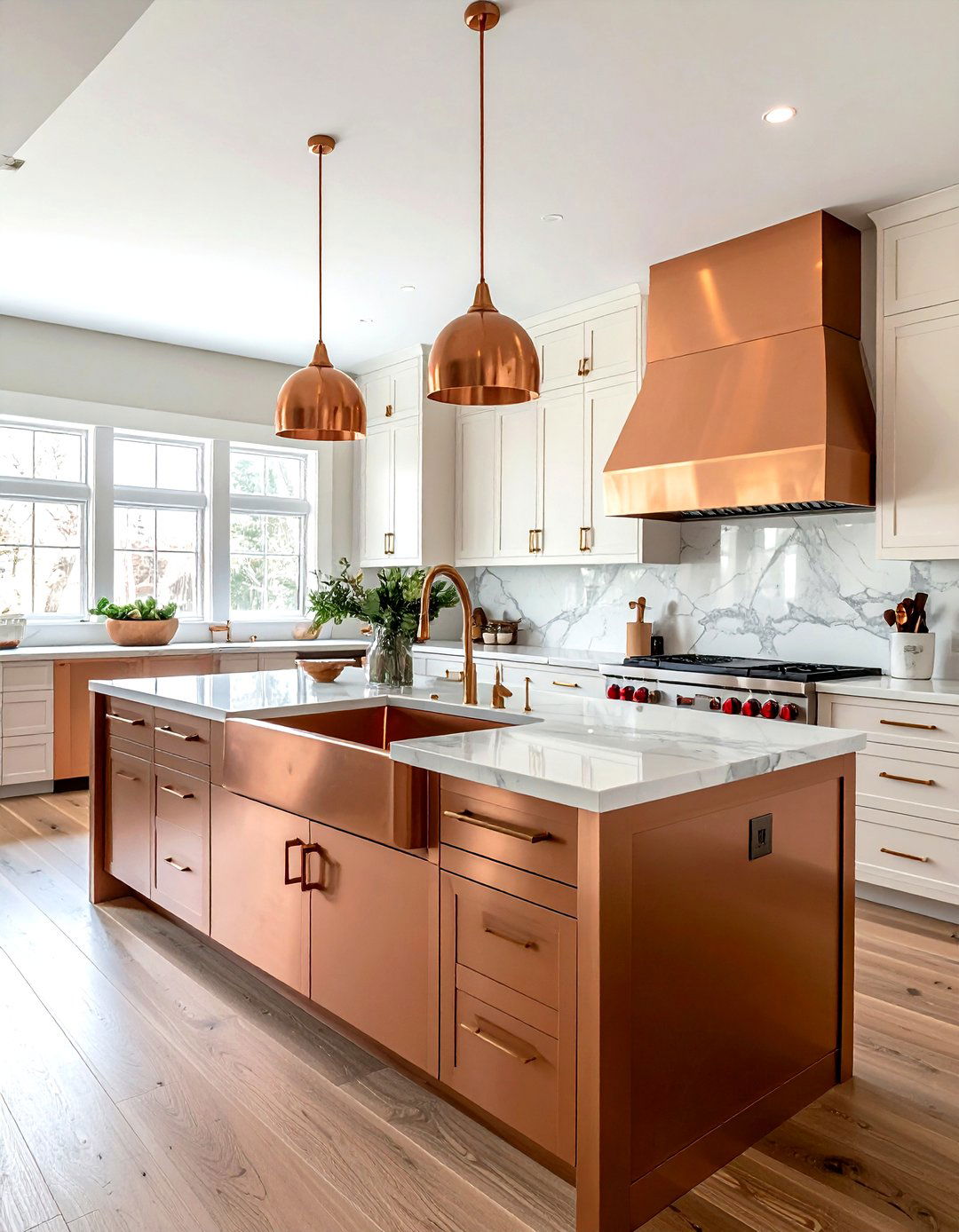Warm Metallic Kitchen - 30 decor inspiration