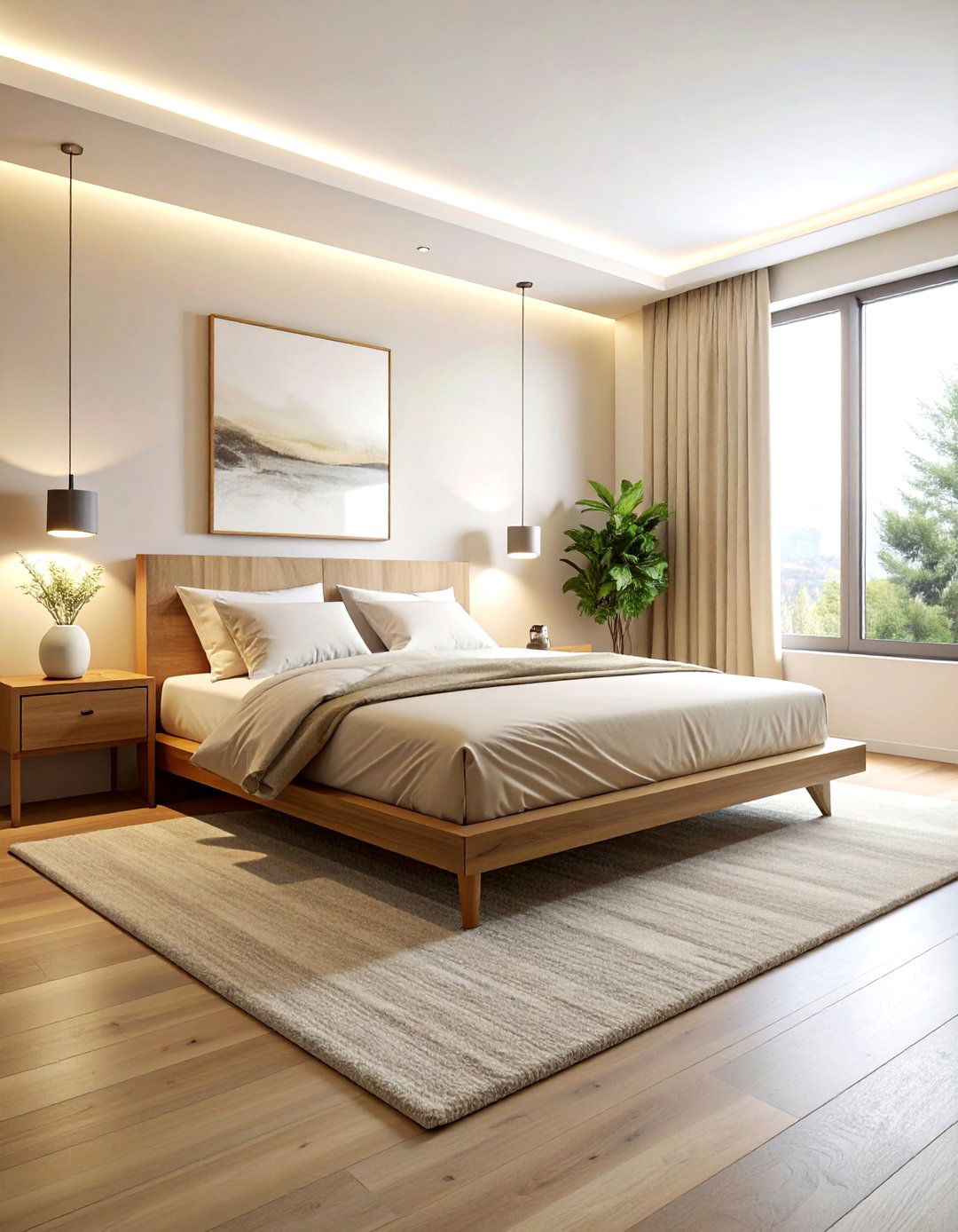 Warm Minimalist Bedroom - 30 stunning home decor ideas