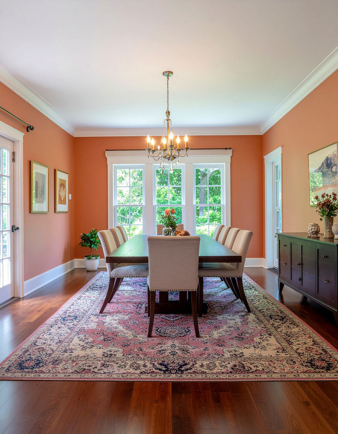 Warm Paint Colors - 30 cozy dining room ideas