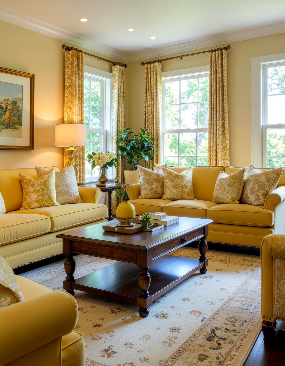 Warm Southern Living Room - 30 Southern living room ideas