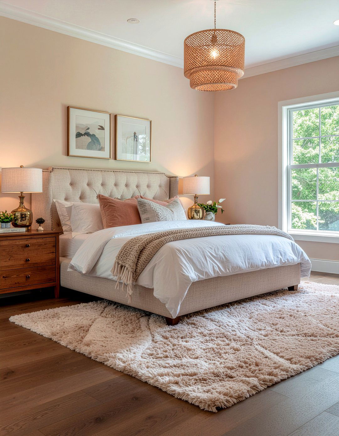 Warm Toned Bedroom - 30 peaceful bedroom ideas