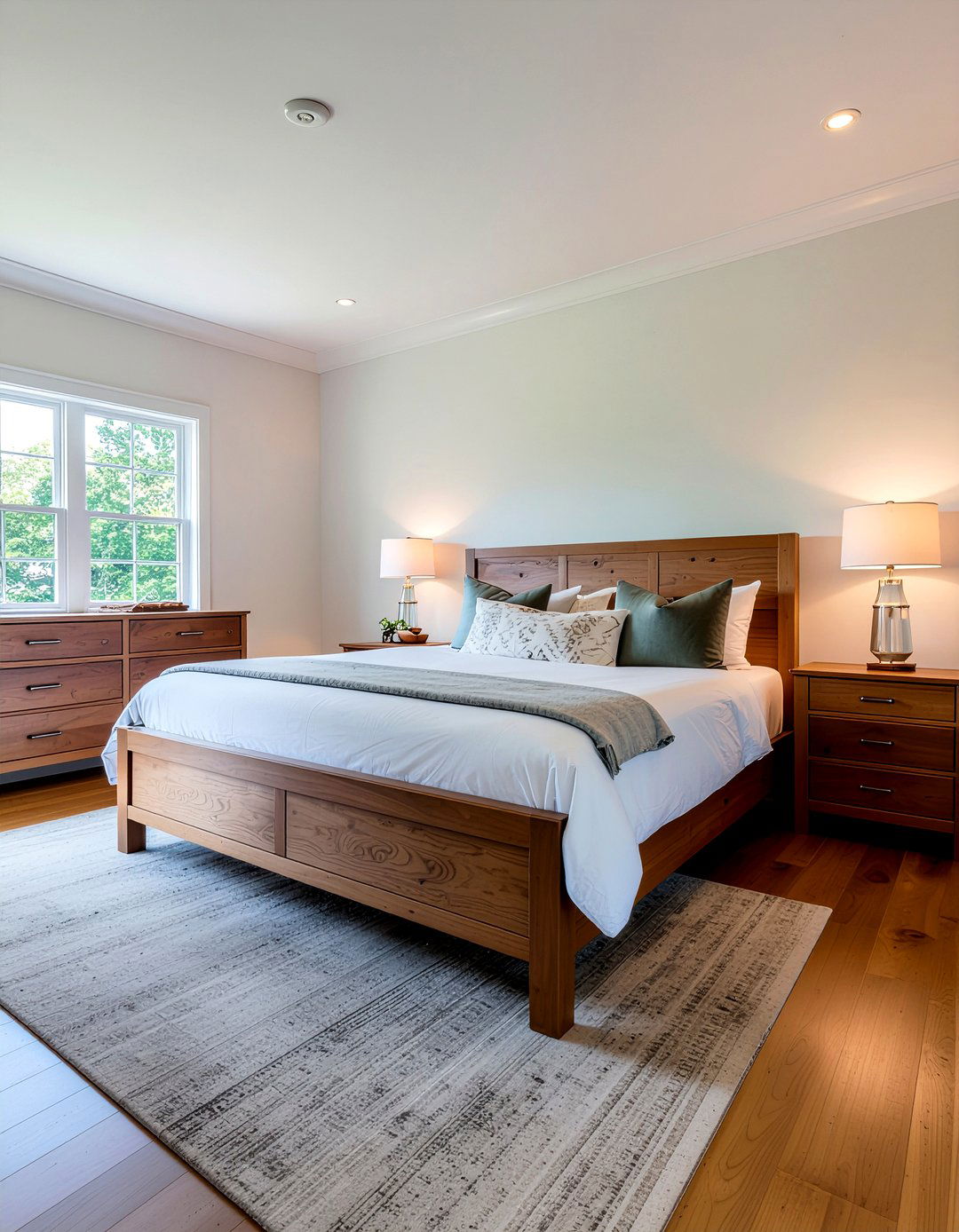 Warm Wood Furniture - 30 sanctuary bedroom ideas