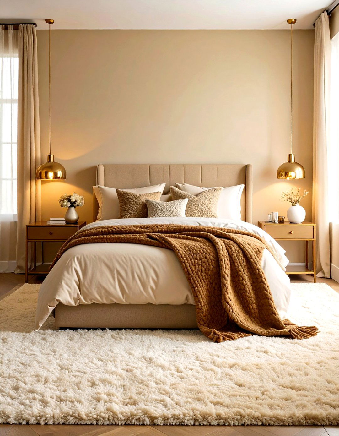 Warm beige bedroom - 30 modern beige bedroom ideas