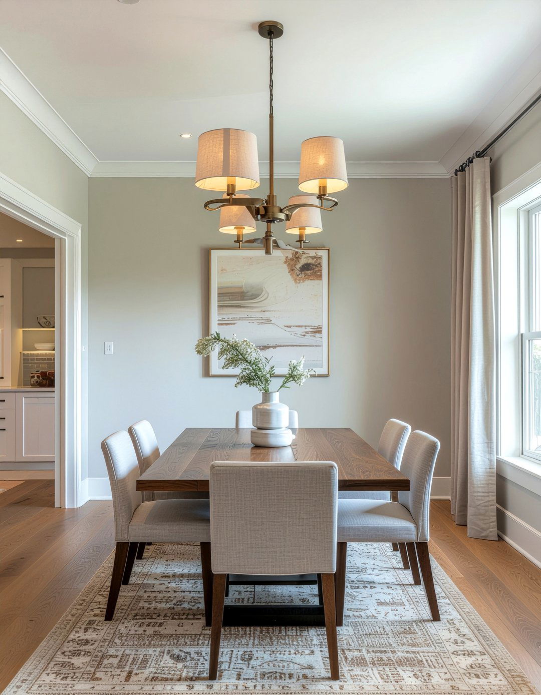 Warm gray dining room - 30 gray dining room ideas