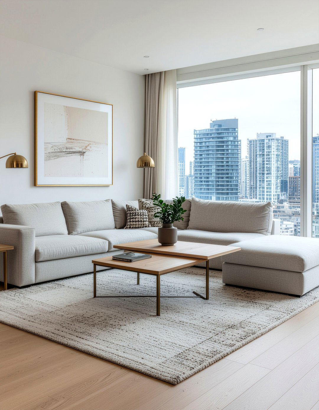 Warm gray living room - 30 warm toned living room ideas