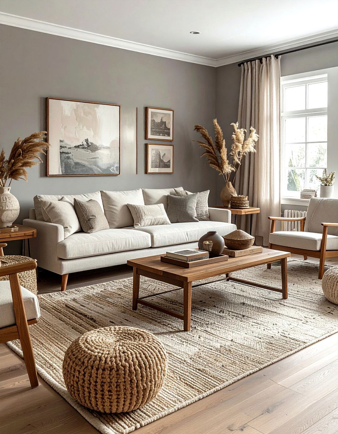 Warm gray living room - 30 contemporary gray living room ideas