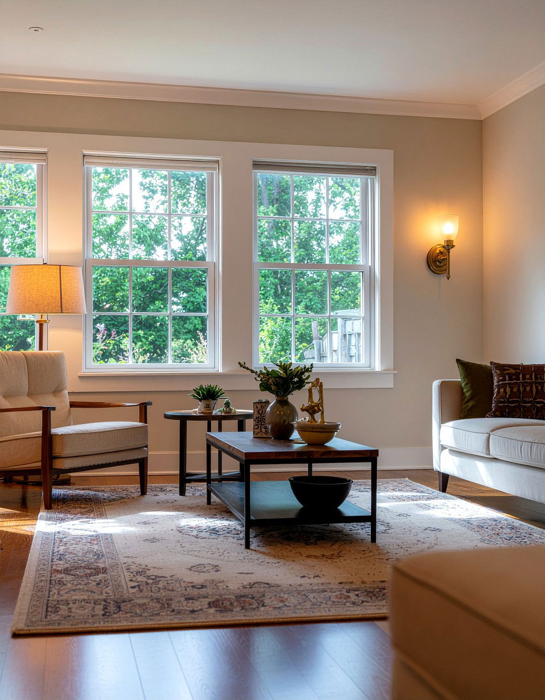 Warm living room lighting - 30 sanctuary living room ideas