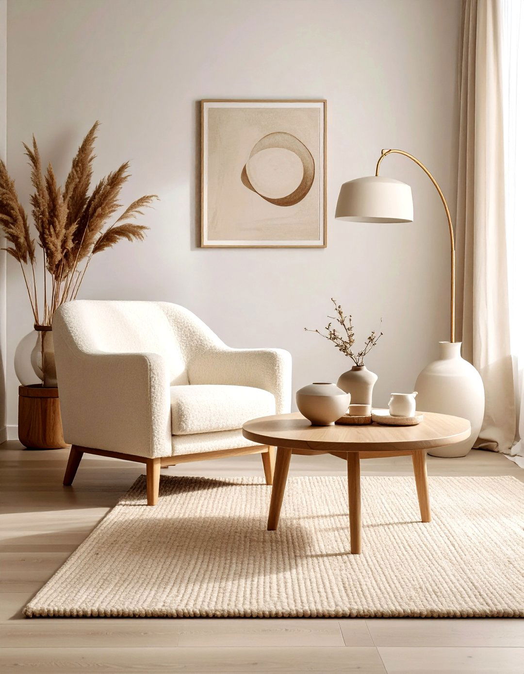 Warm minimalist living room - 30 room refresh ideas