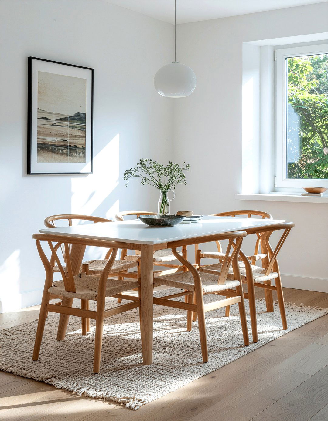 Warm white dining room - 30 dining room color ideas