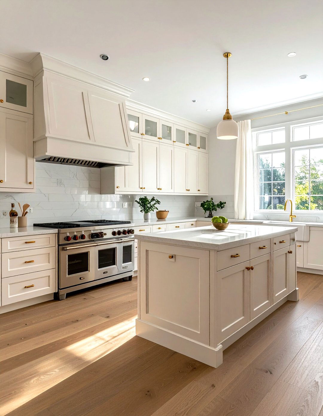 Warm white kitchen cabinets - 30 warm white kitchen ideas