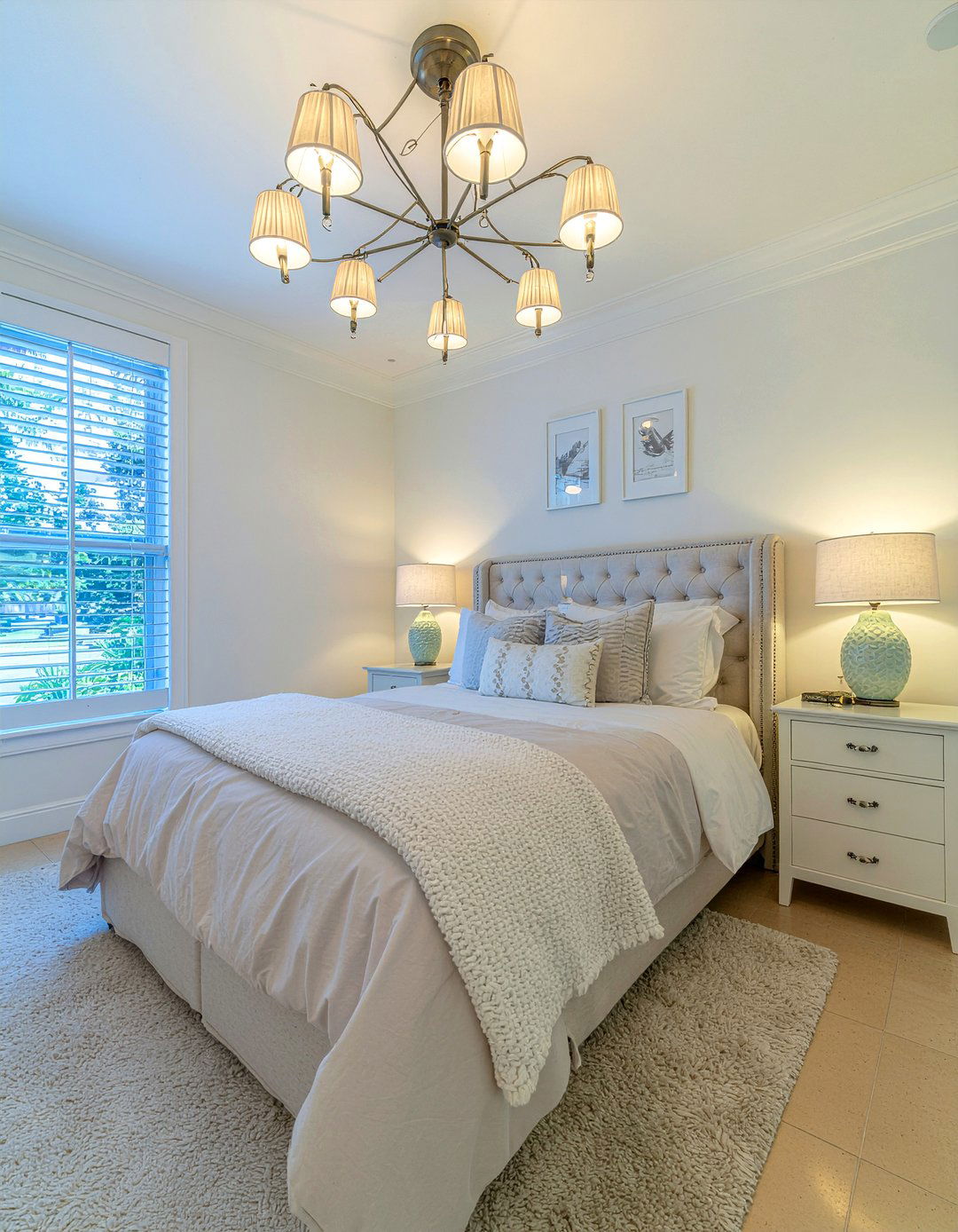 Warm white lighting - 30 off-white bedroom ideas