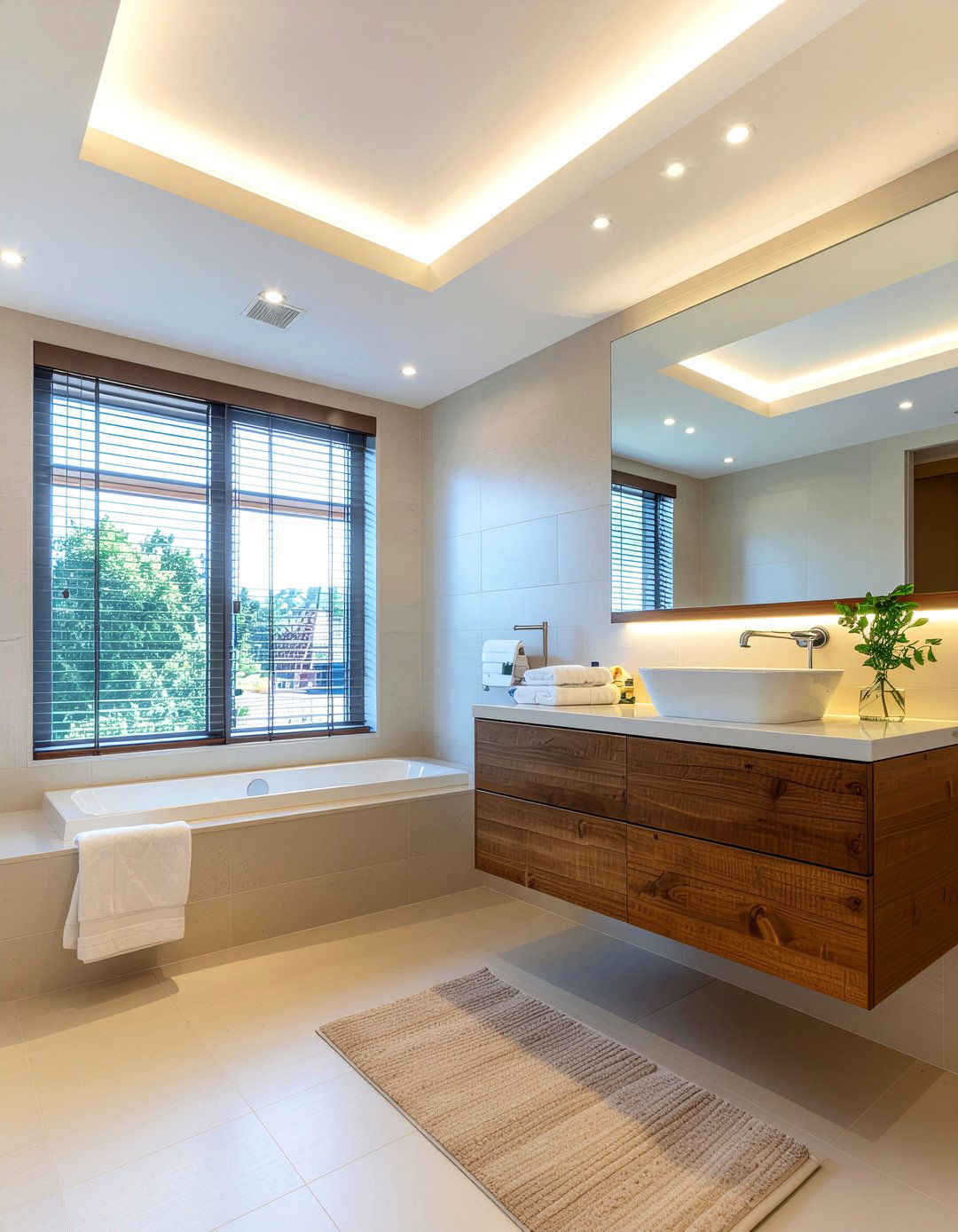 Warm white recessed lighting - 30 bathroom recessed lighting ideas