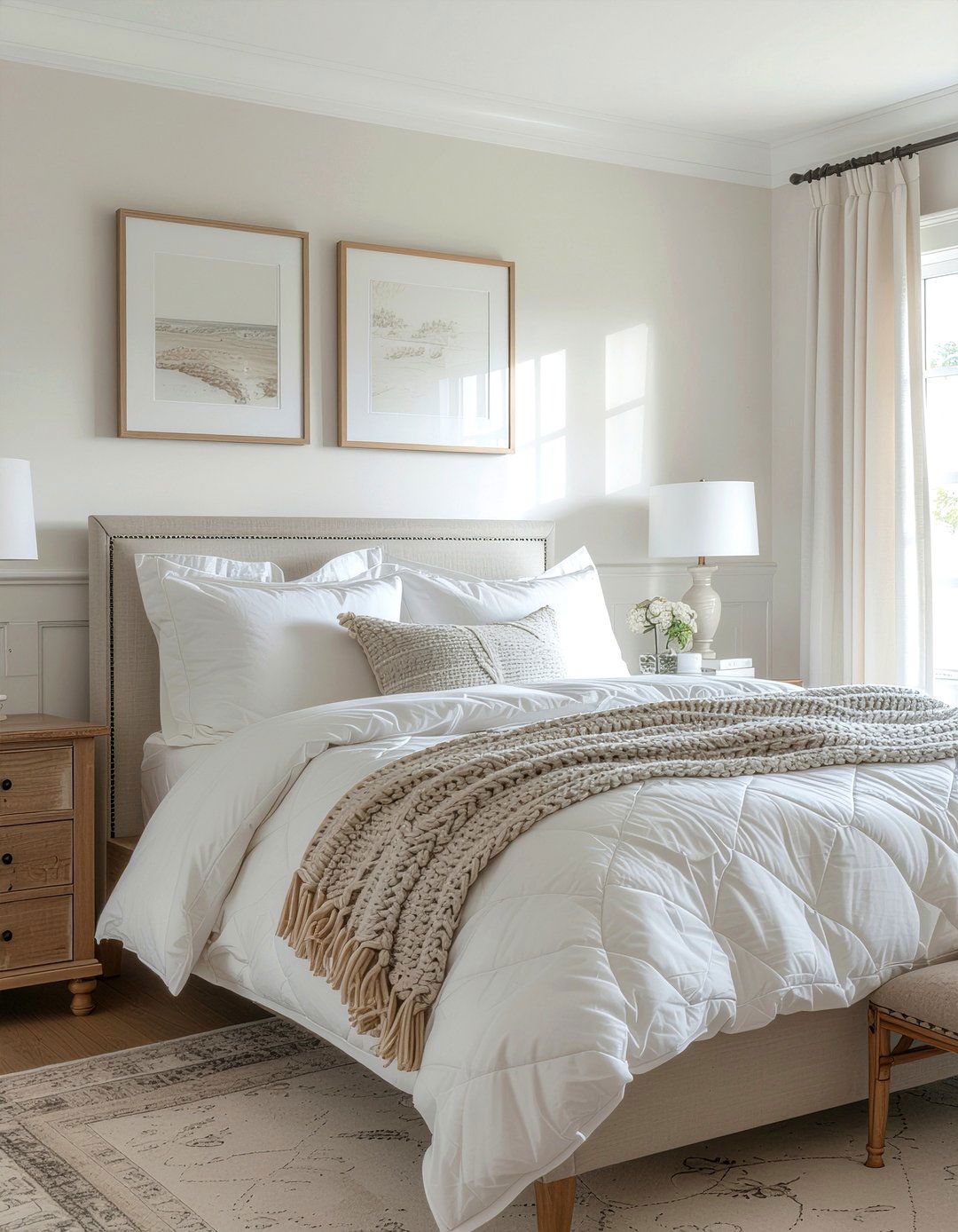 Warm white traditional bedroom - 30 traditional bedroom ideas