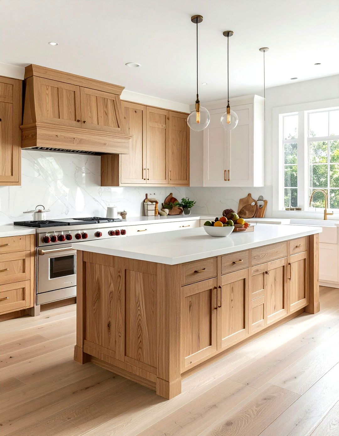 Warm wood kitchen cabinets - 30 kitchen warm settings