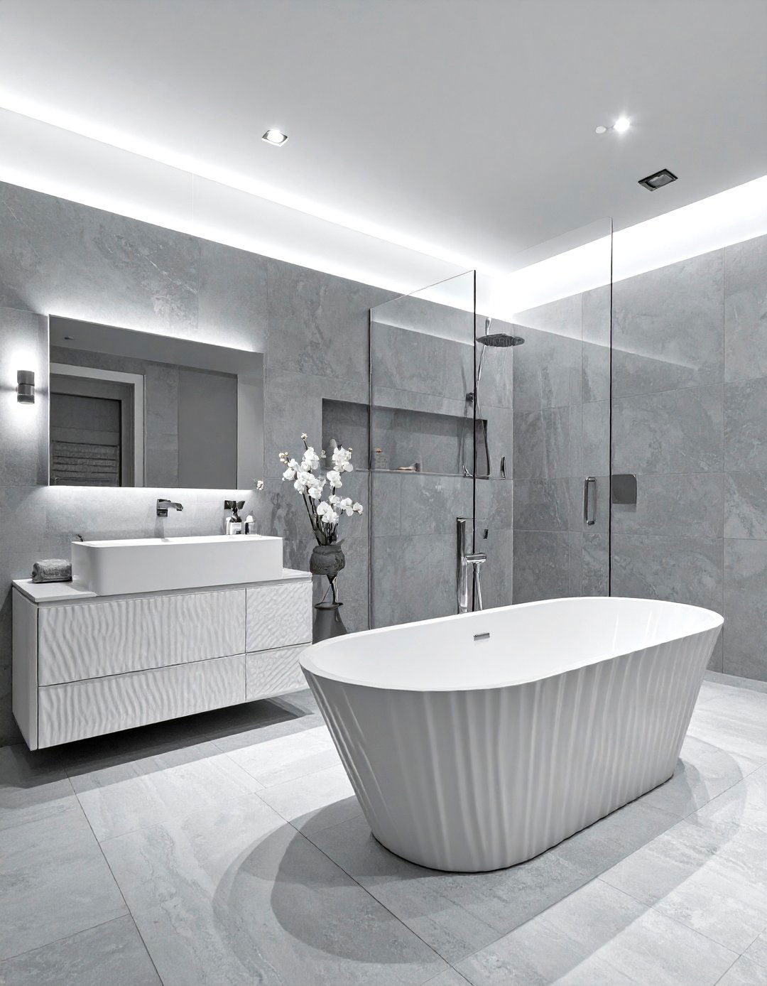 Warndon Ribbed Bath - 30 Victoria and Albert bathroom ideas