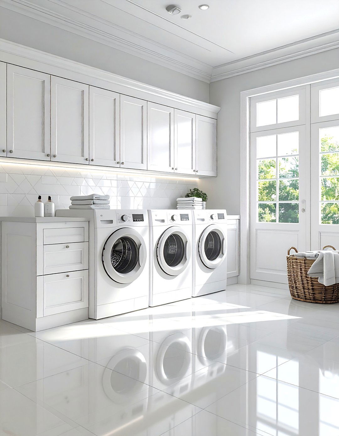 Wash Dry Fold - 30 laundry room sign ideas